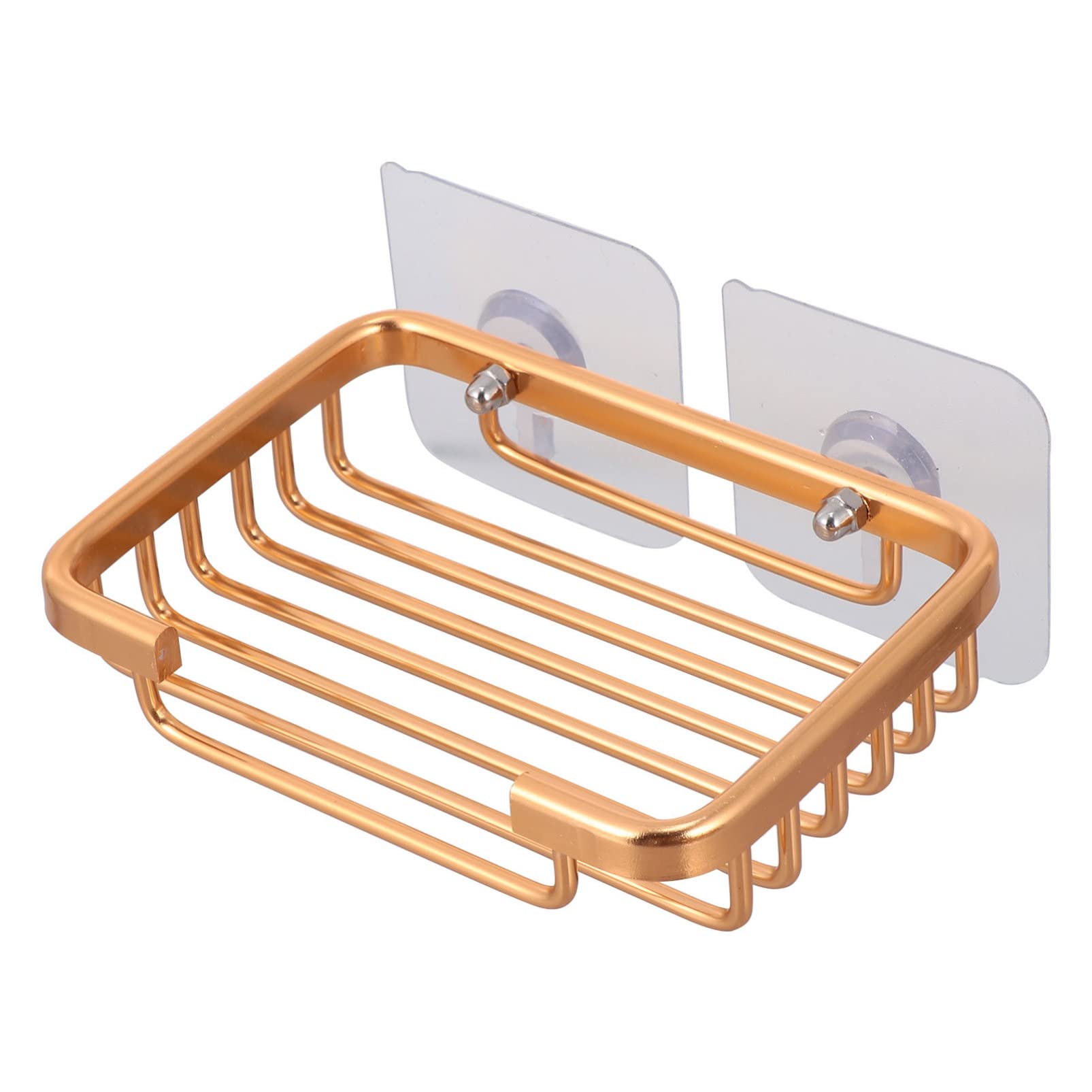 PRETYZOOM 1 Set zeepbakje aan de muur badkamer boven toilet berging zeephouder voor douchewand opbergplanken gootsteen organizer zeep opbergrek roestvrijstalen zeeprek Op de muur gemonteerd