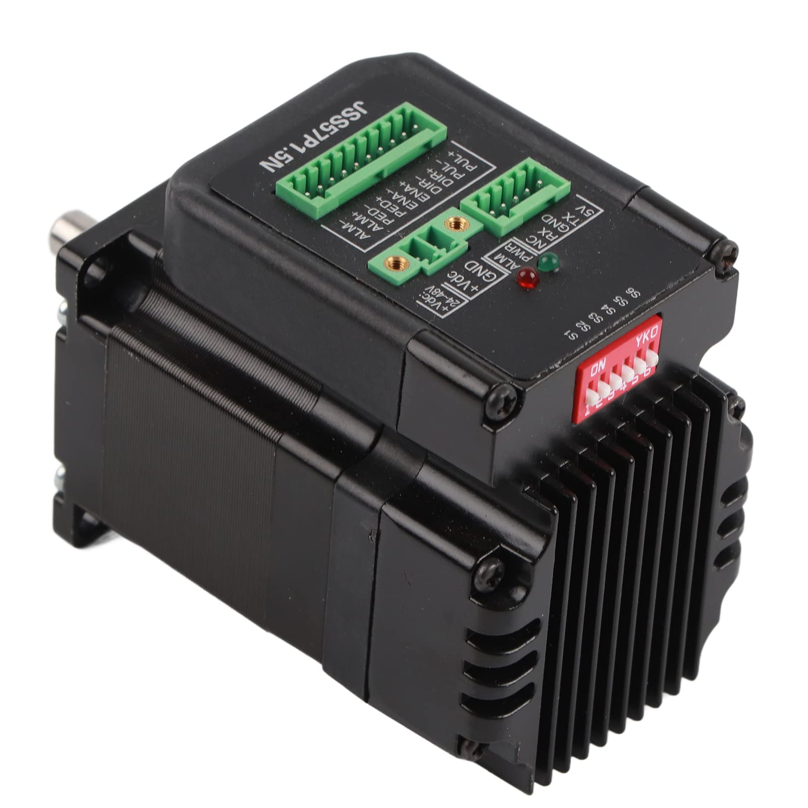Motor de Circuito Cerrado, Servomotor Paso a Paso de Circuito Cerrado Integrado de Metal con Terminales de 3 Piezas 4.0A, Unidades de Motor de Componentes Electrónicos