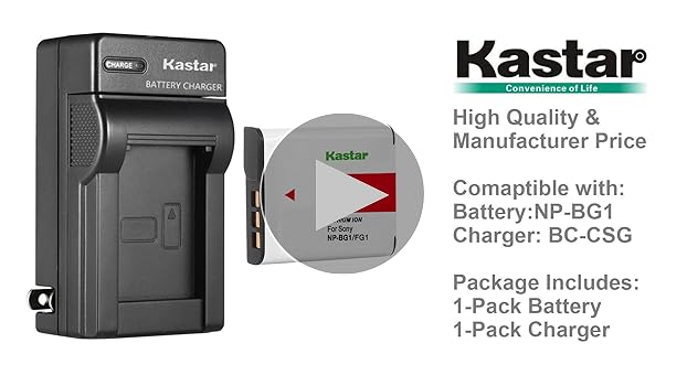 Amazon.com : Kastar Battery + Charger Replacement for Sony