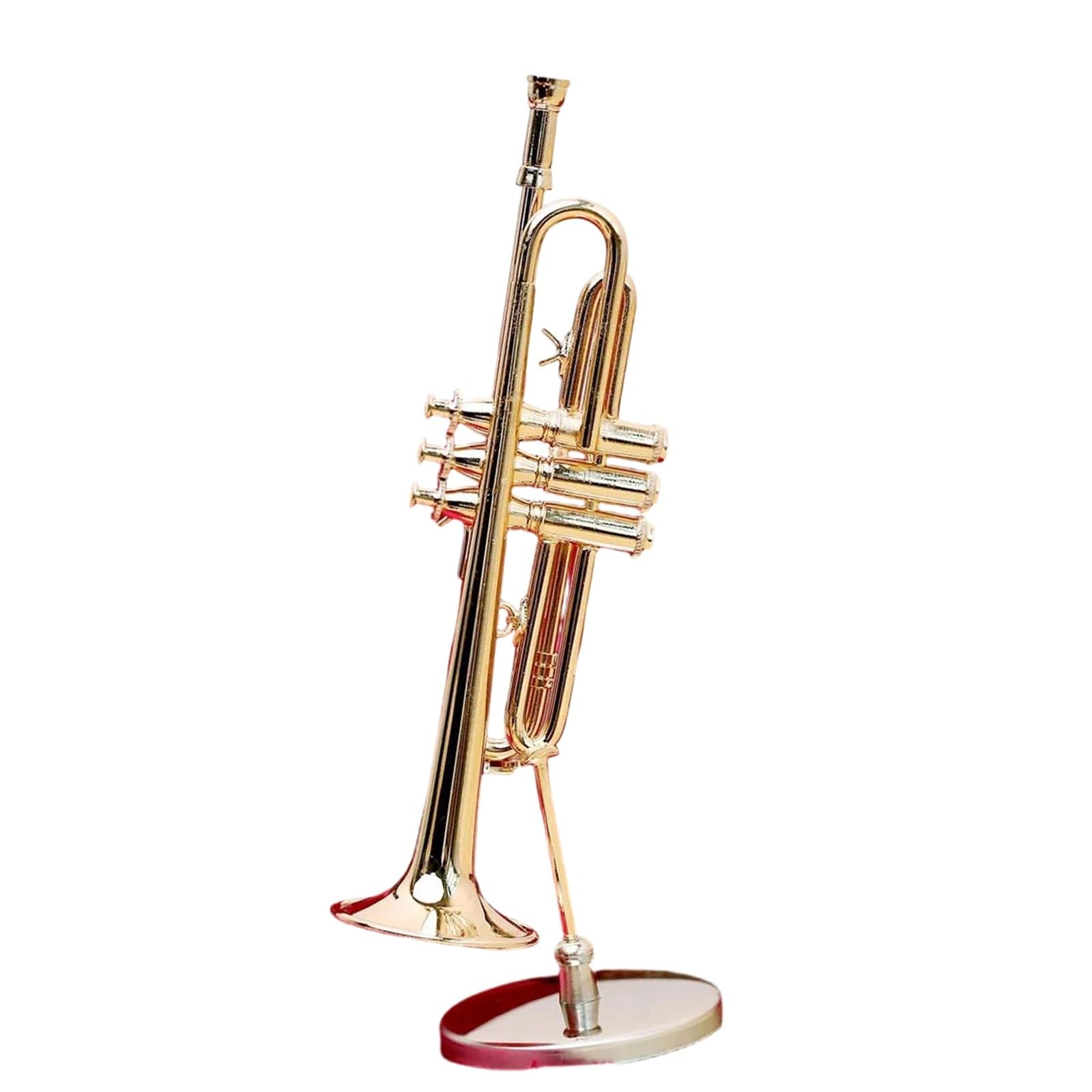 Ozdoby na instrumenty muzyczne Trąbka miedziane pozłacane instrumenty muzyczne ozdoby(12cm)