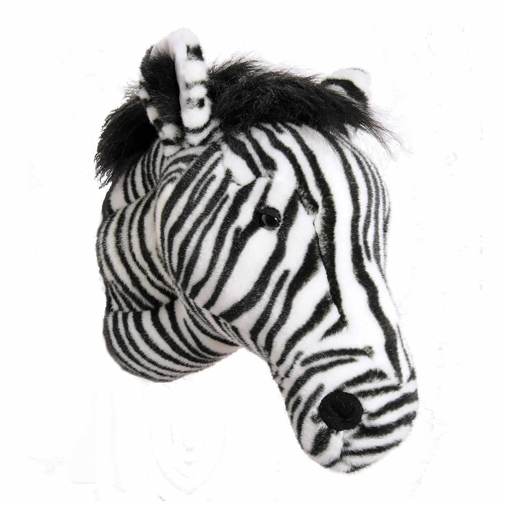 Bibib BB37 Wall Decoration Soft Toy Zebra's Head