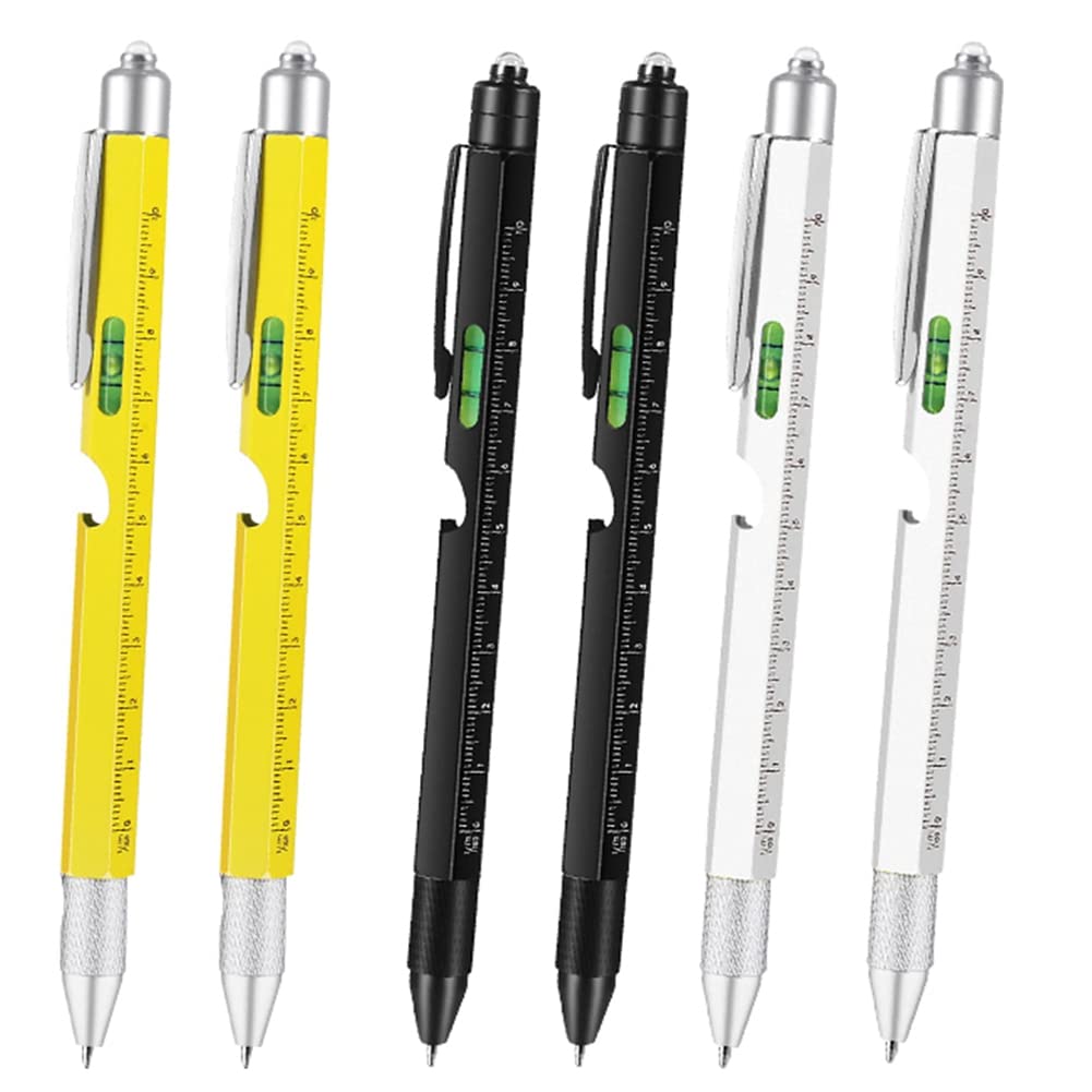 Outil multifonction 9 en 1 stylet led ouvre-porte pour chantier et bureau