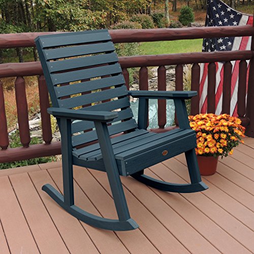 Highwood Ad-Rkch2-Nbe Weatherly Rocking Chair, Nantucket Blue #TOP1