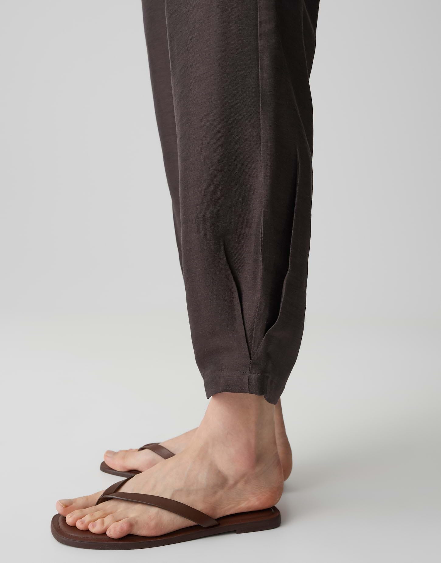 OPUS Damen City Pants | MYHA Glow Relaxed City Pants aus Leinen Mix