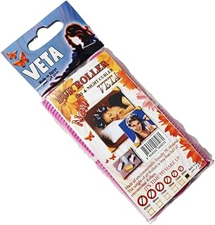 Sponge Hair Rollers - VETA EGYPT - 6 Pcs - Pink - Size (20mm)