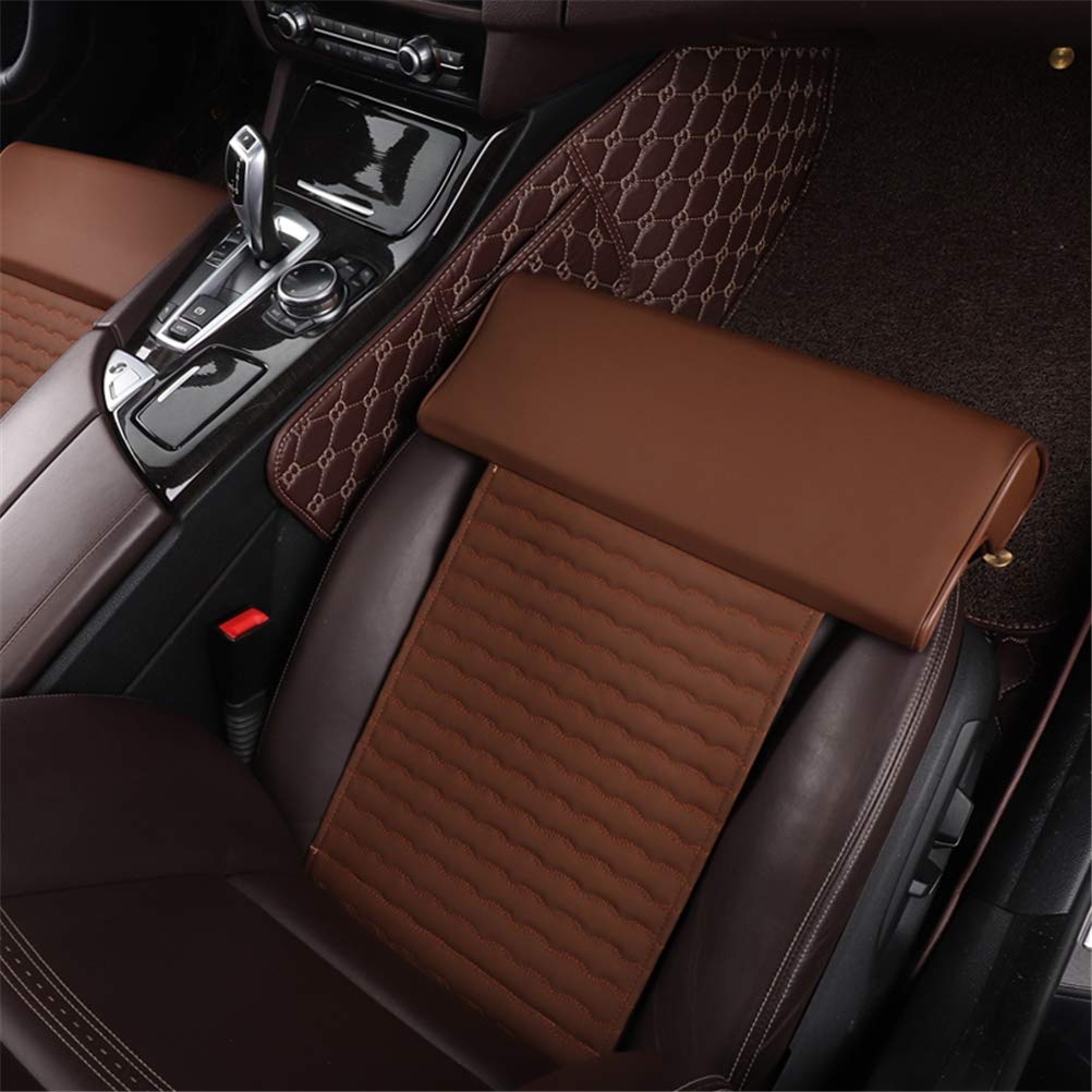 Universal Car Extended Sitzkissen mit Komfort-Beinstützkissen Leder Beinpolster Knieschoner Oberschenkel Unterstützung Innenraum Autozubehör