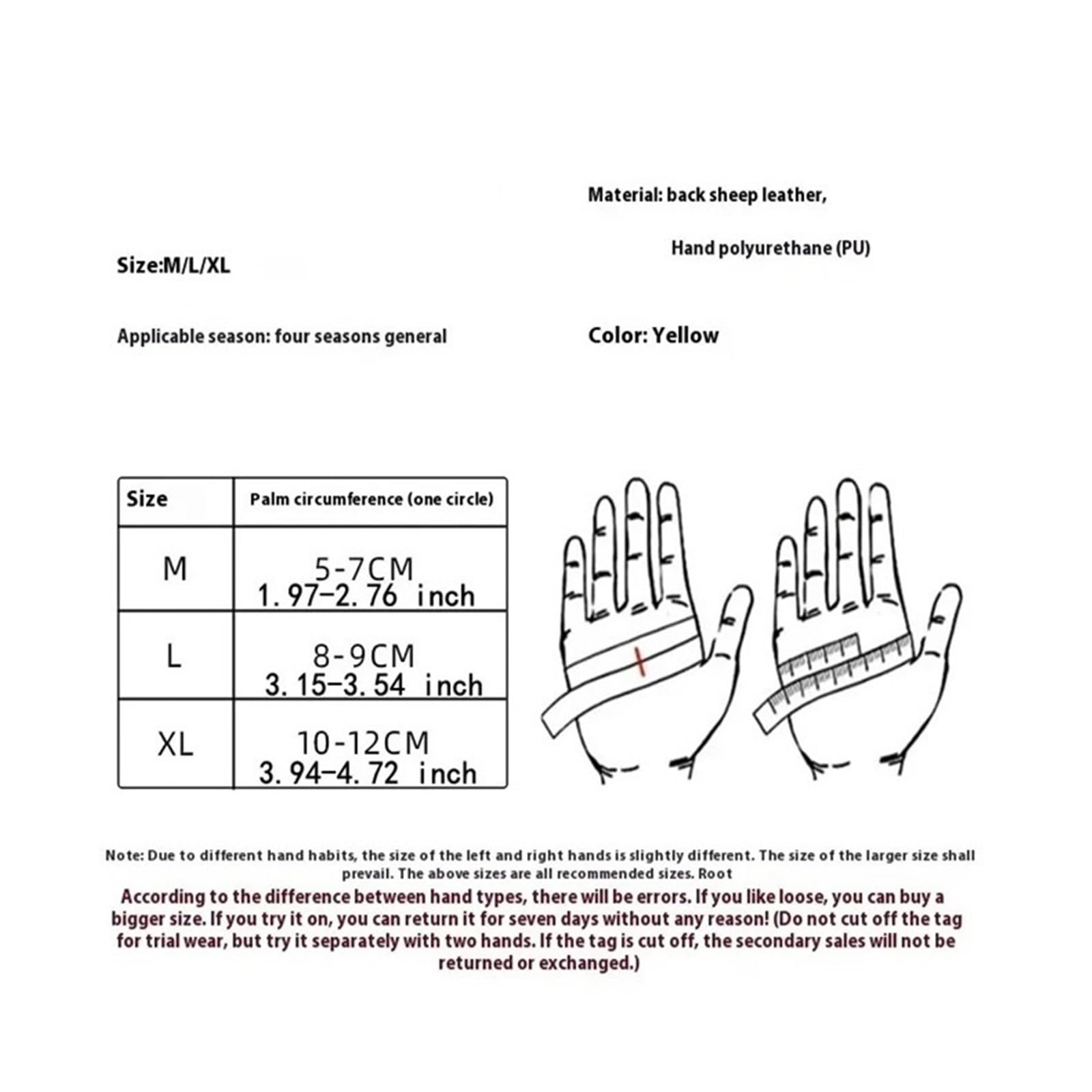 Wasserdichte fingerlose Trainingshandschuhe