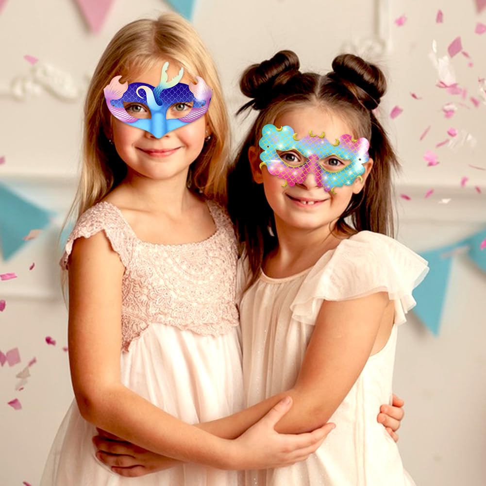YRPACFB Carnival Party Mask, Mardi Gras Mask, Feather Mask Eye Mask Decoration, Carnival Eye Mask - Image 4