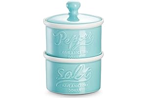 DOWAN Farmhouse Salt and Pepper Holders