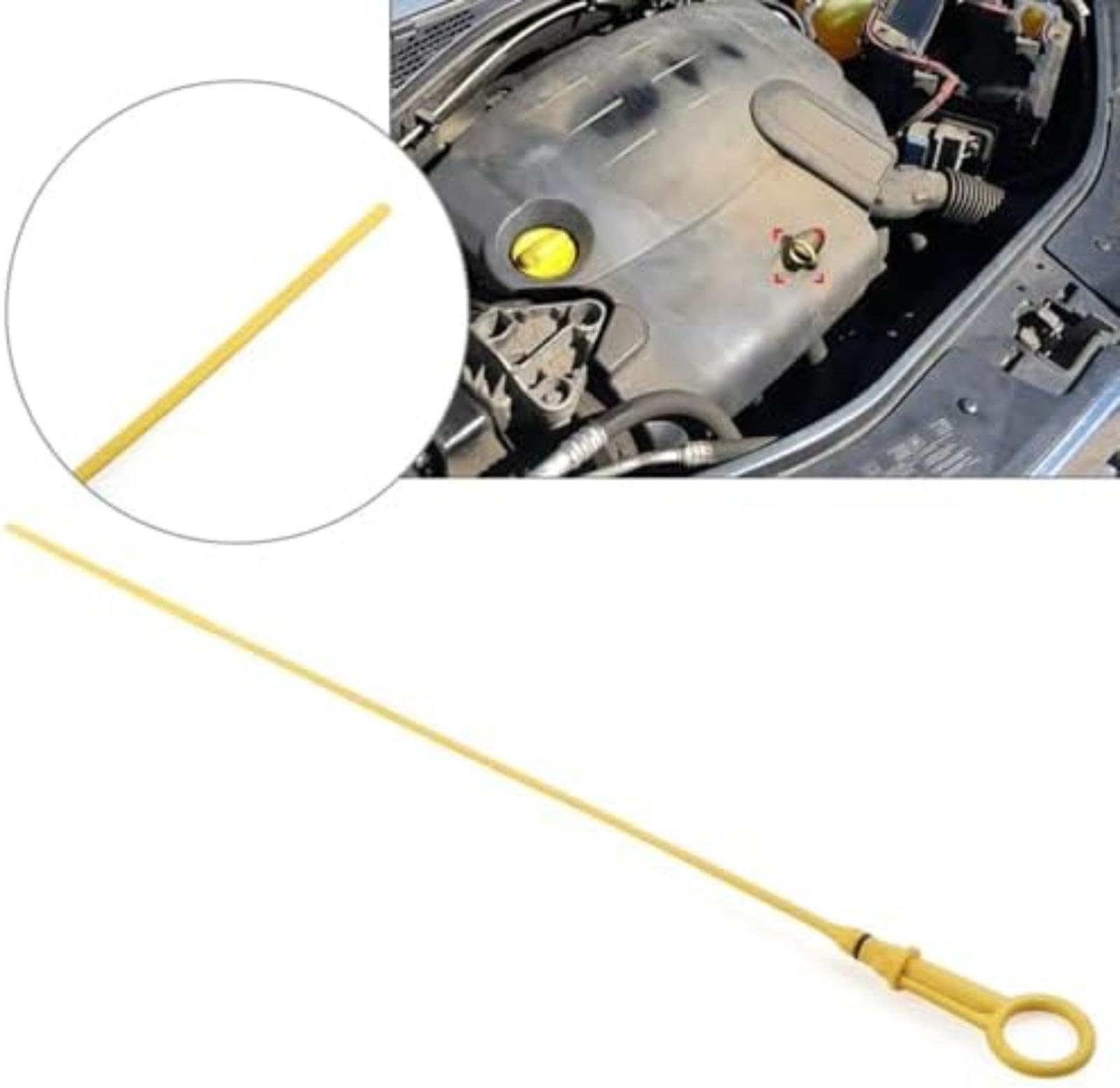 Bagnet do skrzyni biegów, dla Dacia, dla Duster Suv 1 szt. Akcesoria zamienne 8200463669 Rurka prowadząca do sprawdzania oleju samochodowego