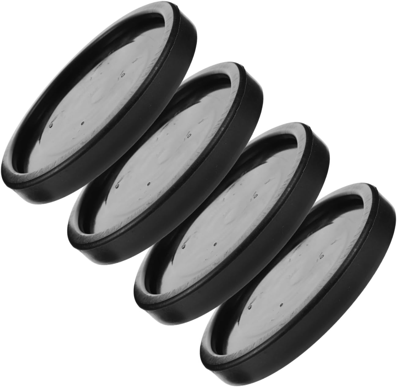 4Pcs Caster Cups for Fitness Equipment Durable Floor Protectors Slip Chair Feet Pads for Hardwood Floors Noise Reducing Against Scrapes and Dents