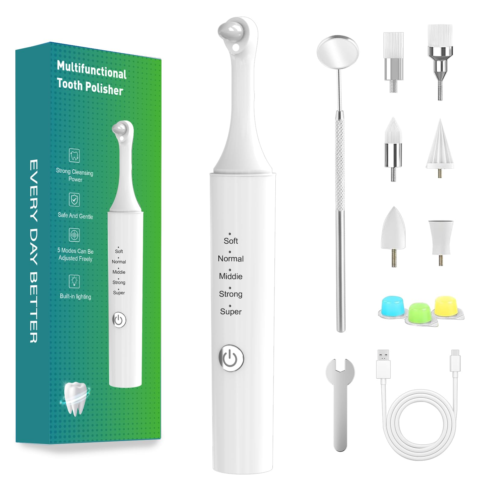 JUSIIUE Tooth Polisher - dental care kits | Mubboo