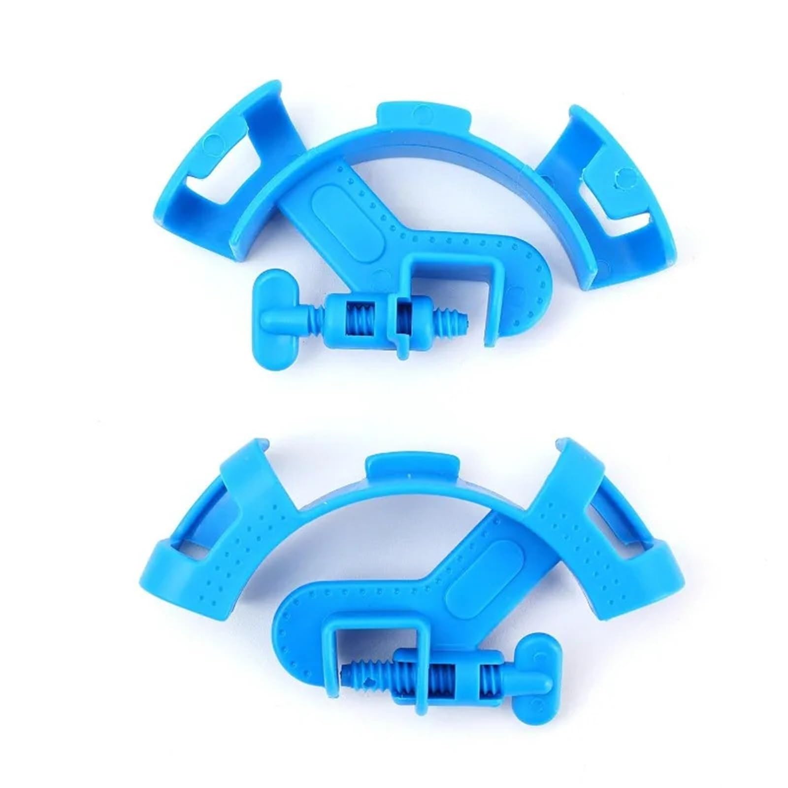Lot de 20 supports de tube d'entrée et de sortie d'aquarium - Support de fixation pour tuyau d'eau - Pour fixer fermement le tuyau d'eau - Bleu