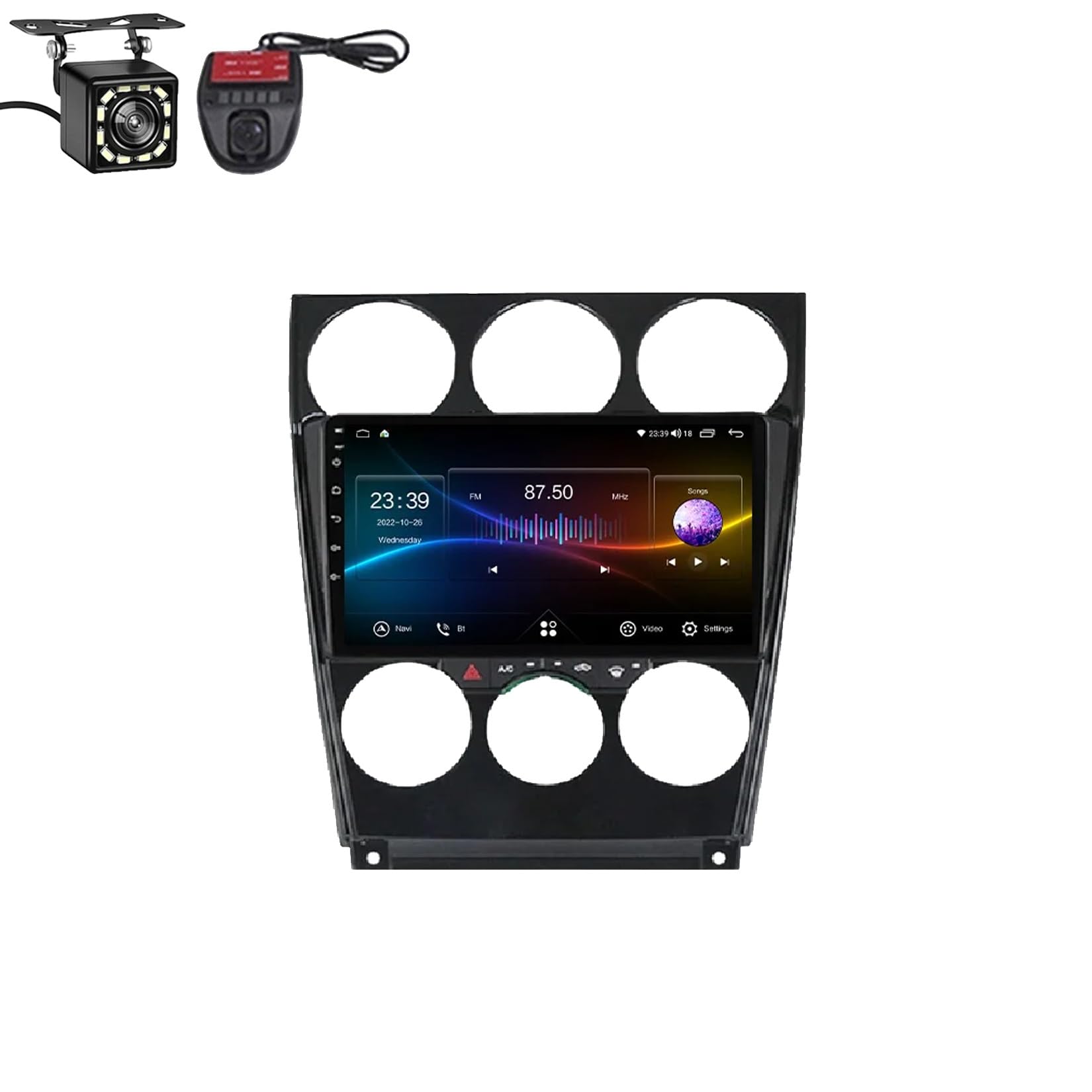 Autoradio pour Mazda 6 2004-2015 Double Din 9 Pouces GPS WiFi