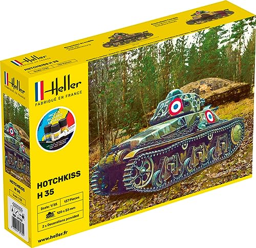Model Military Tank Hotchkiss H35 escala 1:35 miniatura 1