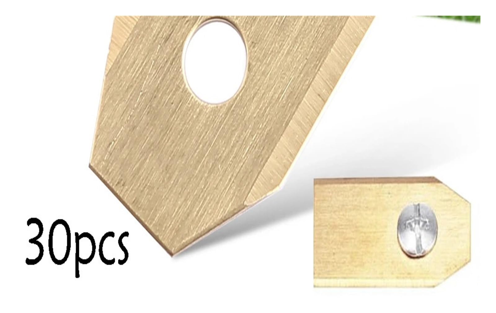18-60 Cuchillas De Corte De Césped De Acero Inoxidable Con Tornillo Compatibles Con Cuchillas De Cortacésped De Reparación De Cortacésped Robótico Husqvarna Automower/Gardena(60pcs gold)