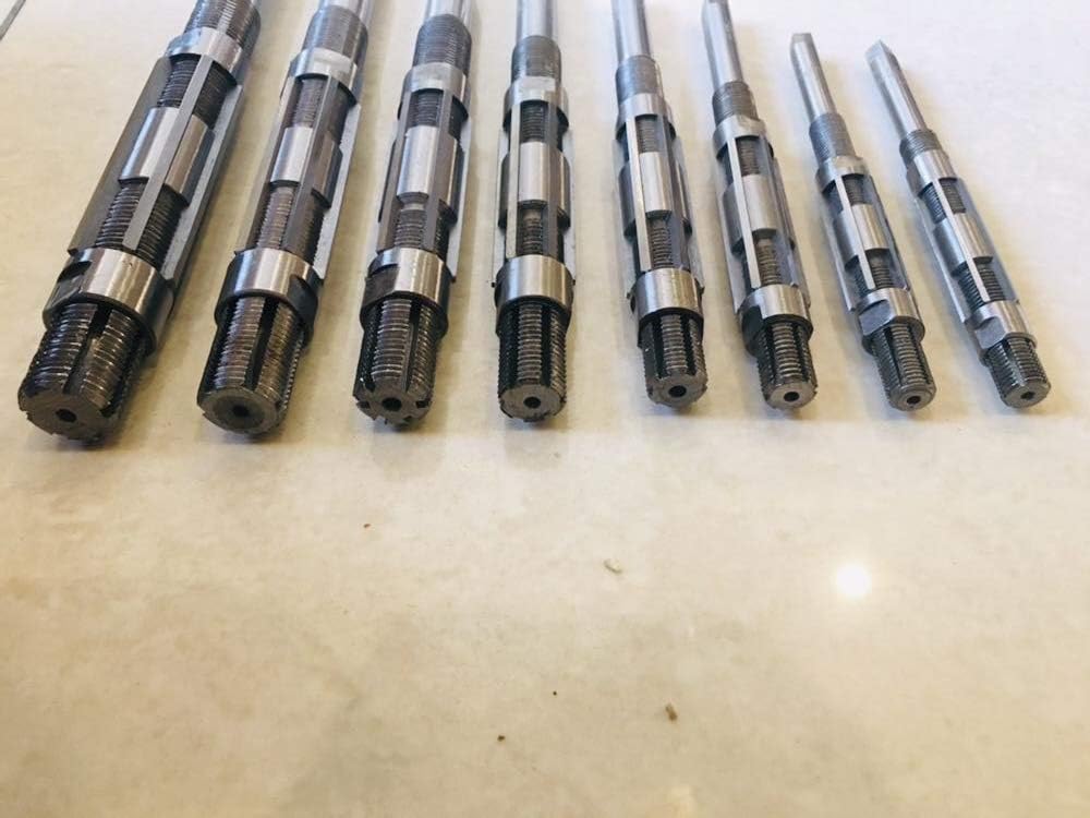 TUF-Expanding HV-H16 (8/A-M) Adjustable Hand Reamer Set (1/4"-2 7/32") (6.35-56.35mm) Free Express Shipping (H4 - H11)