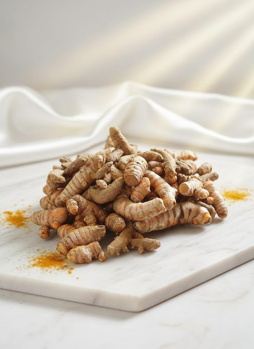 Fresh Organic Raw Turmeric Roots (500g) | 100% Pure & Natural raw Haldi Roots | For Cooking, Ayurveda & Pooja Use | Rich in Curcumin | No Preservatives, Chemical-Free — Amazon image 4