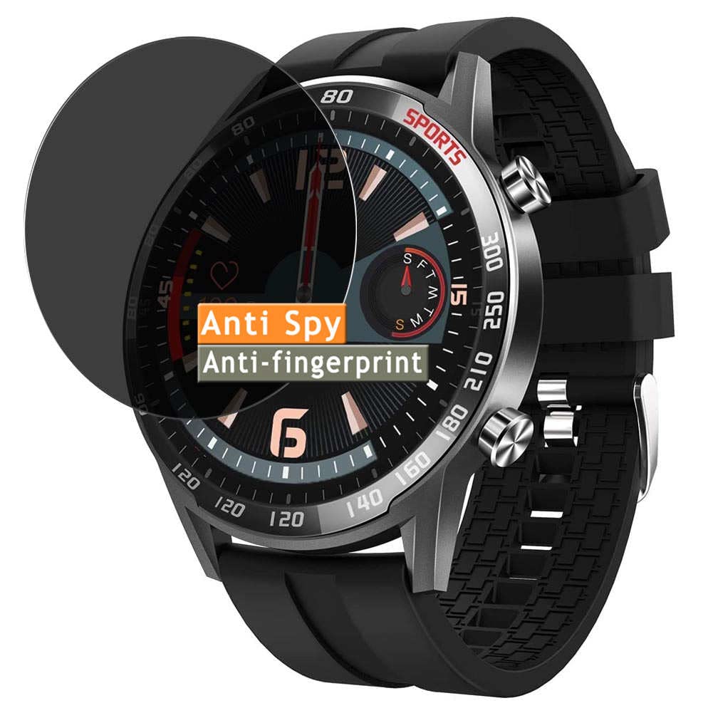 Vaxson Privacy Screen Protector, compatible with BingoFit T23 1.3" smartwatch Smart Watch Anti Spy Film Protectors Sticker [ Not Tempered Glass ]