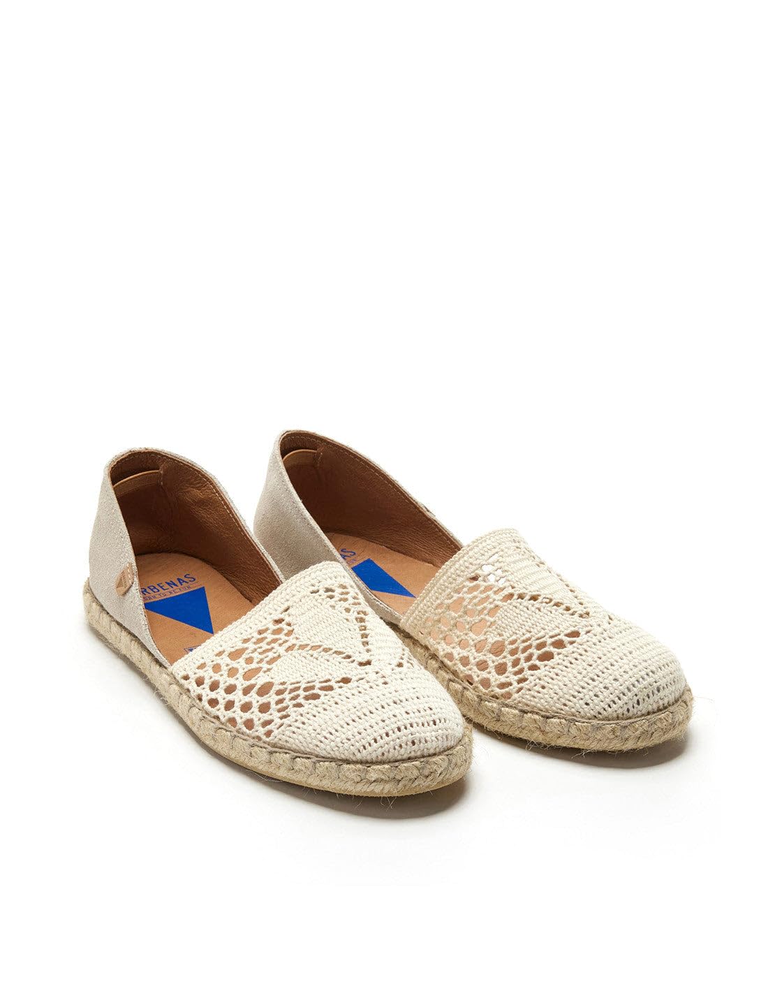 VERBENAS Alpargatas Carmen Crochet Beige