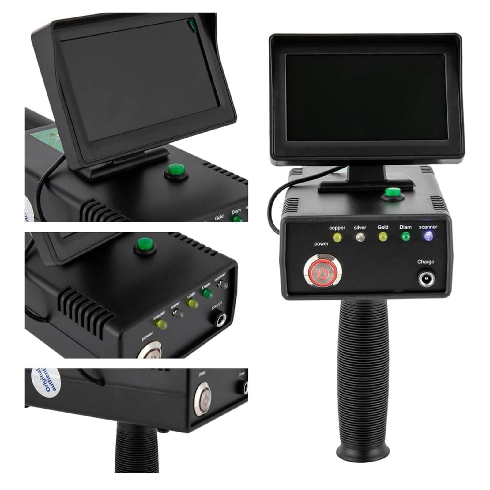 Détecteur de métaux professionnel rechargeable, longue portée et détection profonde, pour la chasse au trésor en plein air