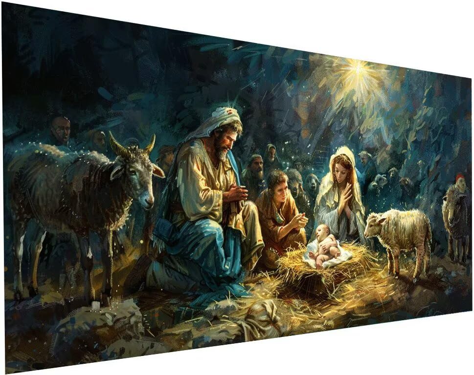 Diamond painting animal pour décoration maison salon grand kit DIY loisirs créatifs