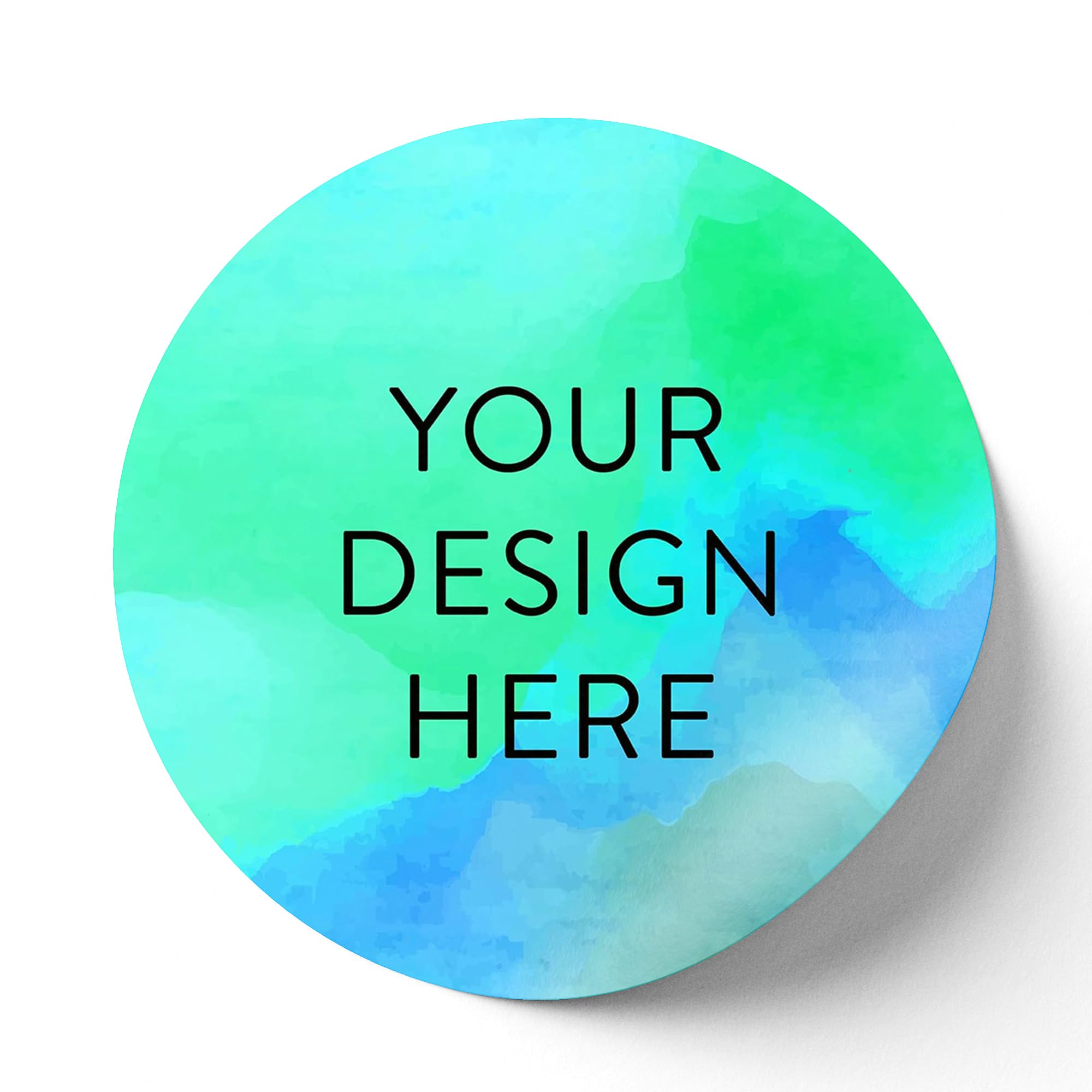 100 Custom Vinyl Stickers - Upload Your own Image, Text, Design, Logo - Personalized Logo Labels for Handmade, Packaging, Bottle, Jars, Candle, Brand