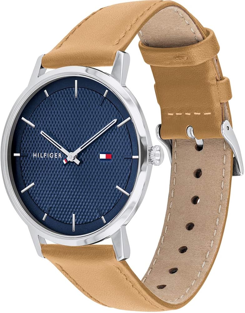 Tommy Hilfiger Orologio da uomo analogico al quarzo James con bracciale in acciaio inossidabile Tommy Hilfiger Orologio da uomo analogico al quarzo James con bracciale in acciaio inossidabile