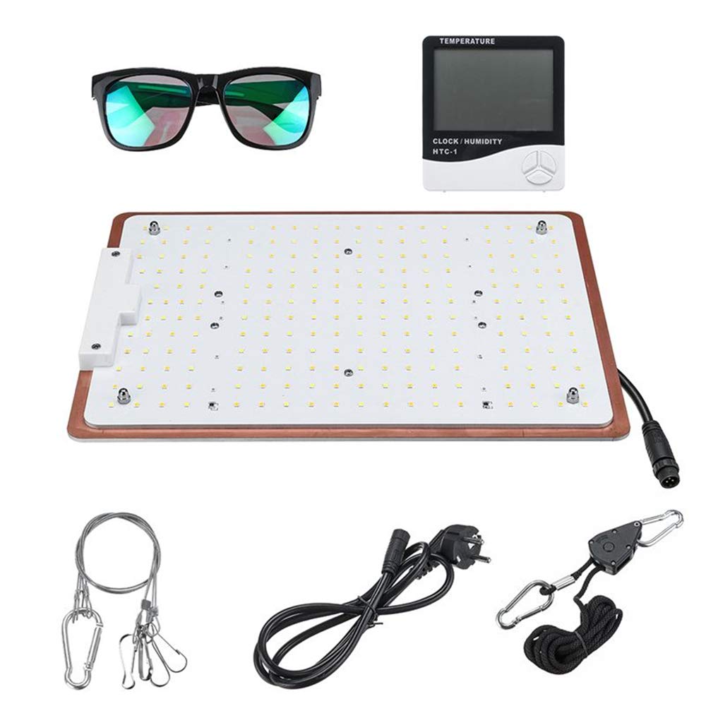Lámpara de Planta LED regulables de 2000W, 228 LED Ultrafino IP65 Impermeable Espectro completo Lámparas de cultivo de plantas de placa cuántica para carpa de invernadero interior