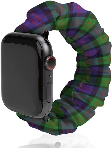 Amazon.com: Scottish Clan MacDonald Donald - Correa de reloj compatible con  cuadros de tartán para mujer, correa elástica de repuesto suave compatible  con iWatch Series SE 6, 5, 4, 3, 2, 1,