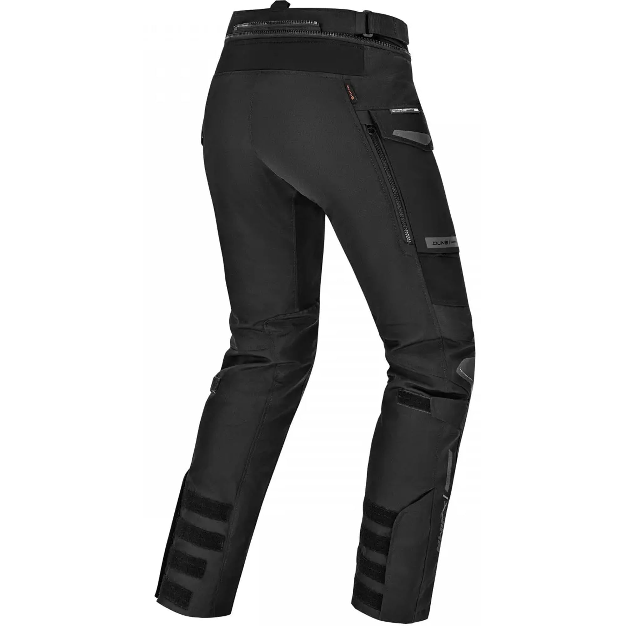 SHIMA Dune Pantalon Moto Mujer Protectores GFLEXX Homologado Ajustado Traje de Moto Urbano Pantalón Protección de Rodilla Ventilado Elástico Verano (Femenino Pantalon, Negro, S)