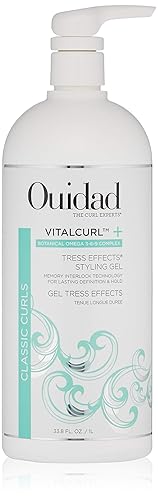 OUIDAD Vitalcurl+ Tress Effects - Gel de peinado de 33.8 onzas
