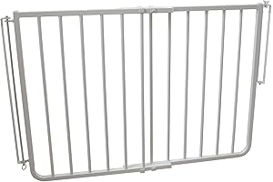 Cardinal Gates SS30OD Outdoor Baby Gate for Stairs – White Aluminum Exterior Dog Gate