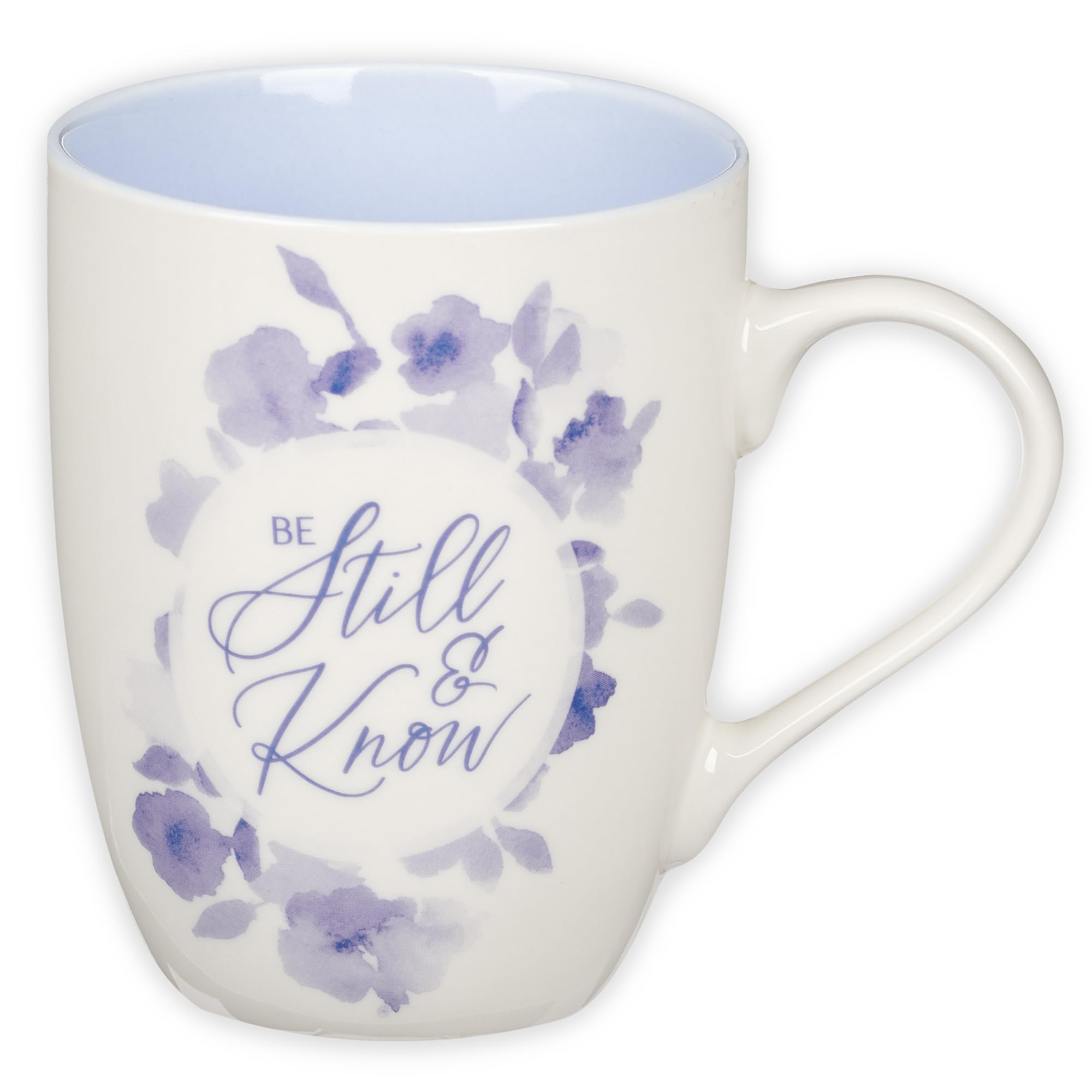 Christian Art Gifts Inspirational Ceramic Coffee Tea Scripture Mug for Women Be Still Know Encouraging Bible Verse Cup