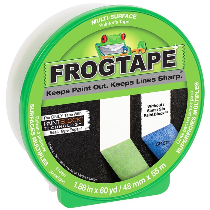 24‐Rolls of 1.88" x 60 yds Shurtape 143177 FrogTape Green Multi‐Surface Painter's Masking Tape
