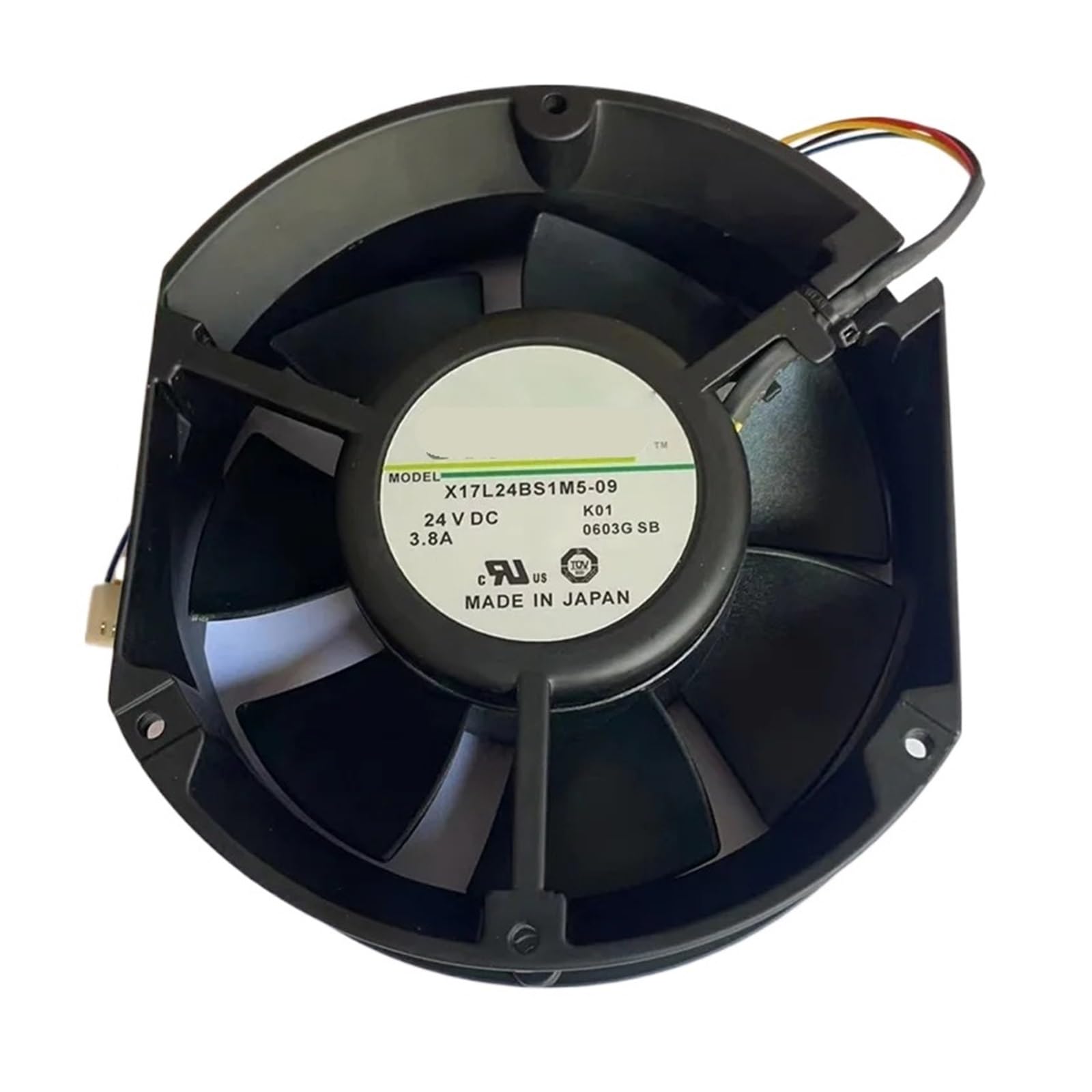 YMUGUEGH 172MM X17L24BS1M5-09 K01 24V 3.8A FAN
