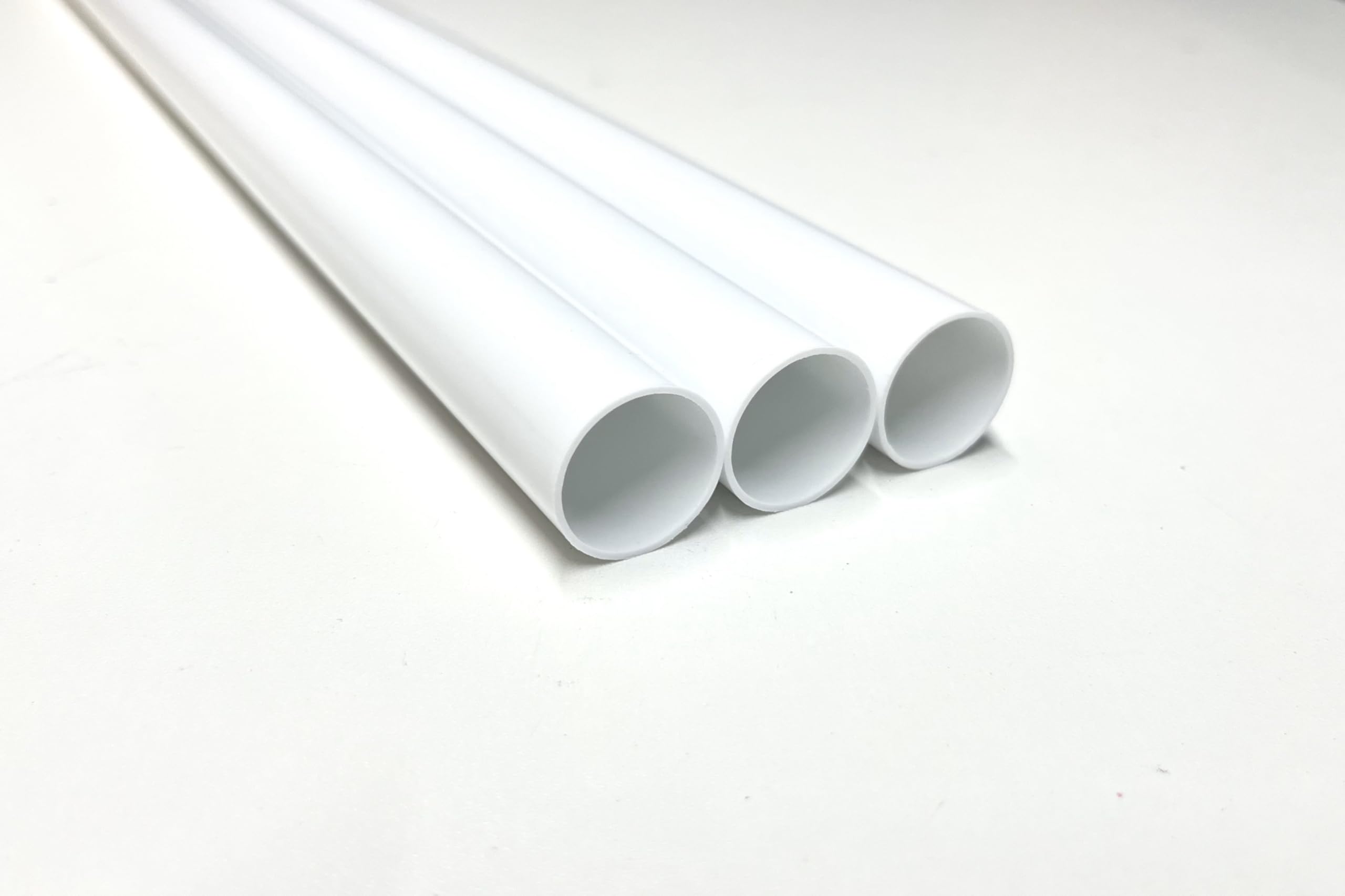 Amazon | PIPE-FACTORY 塩ビパイプ 外径20mm 白 内径18mm 長さ950mm 3