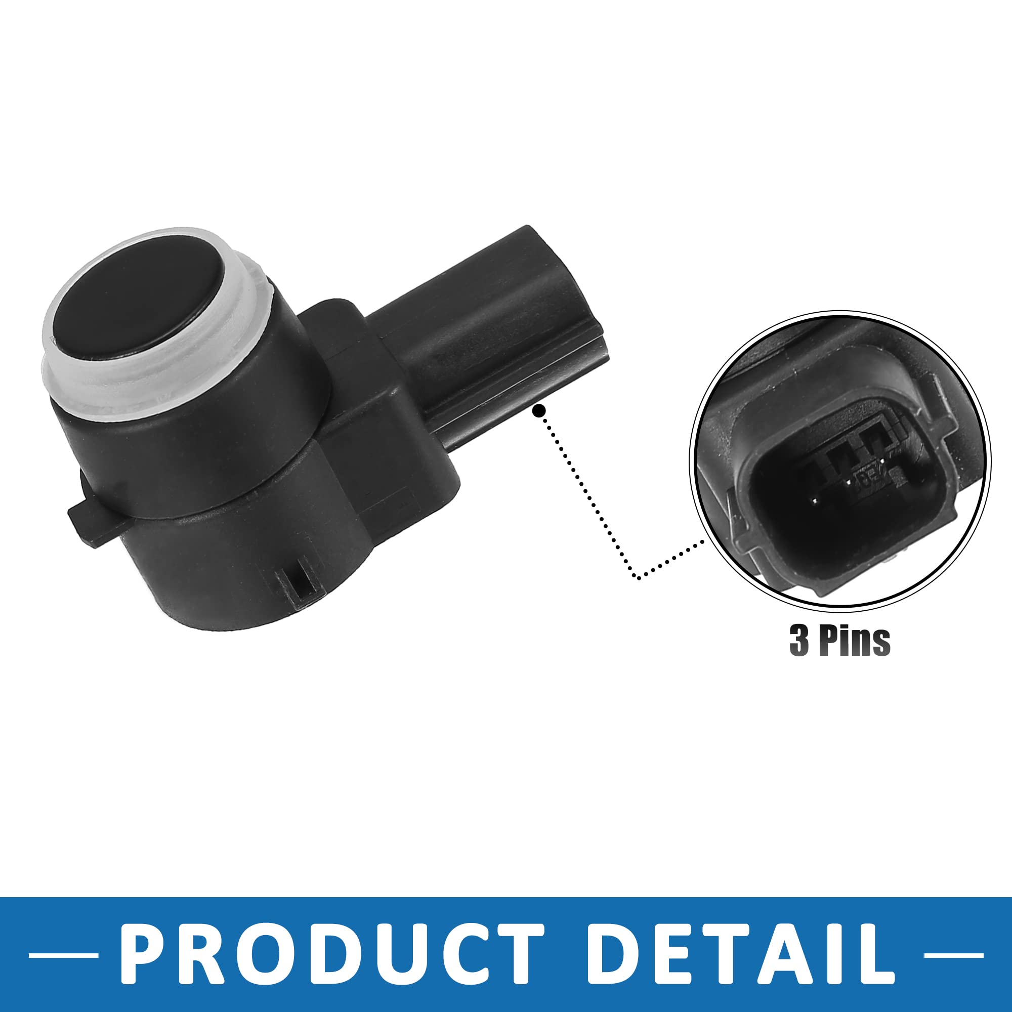 A ABSOPRO PDC Estacionamiento Asistencia Sensor 1EW63TZZAA para Dodge Journey (Juego de 4)