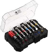 Moniss 15 PCS Conjunto de brocas Conjunto de pontas de chave de fenda Conjunto de pontas de chave de fenda de impacto para madeira, metal, aço e pontas de chave de fenda de segurança para ferramenta e