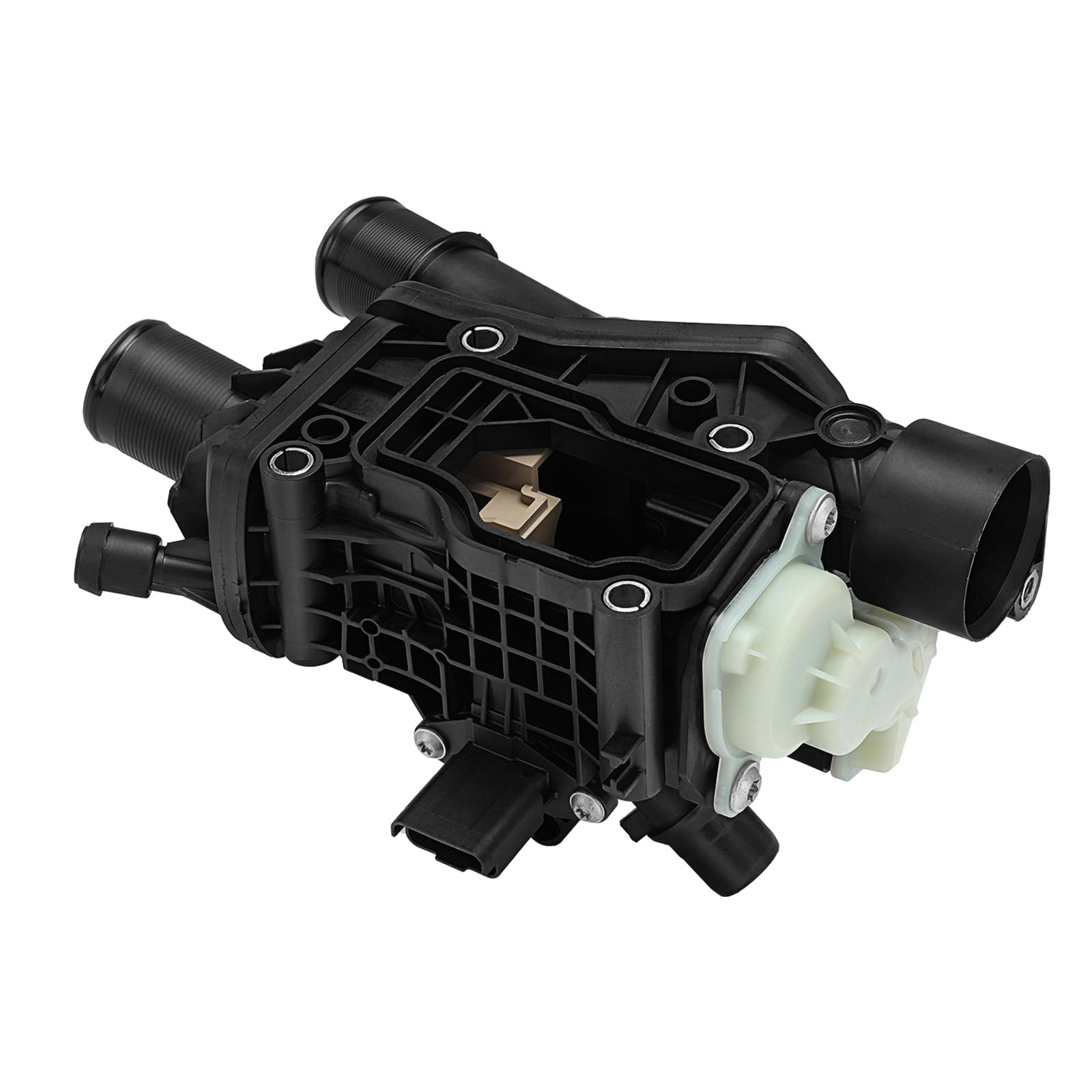 Frankberg Termostato del liquido di raffreddamento 98°C 9804160380 | Compatibile con: Zafira Life Bus K0, C-Max II Van, Grandland X A18 P1UO, 308 II L3 LB LH LP LW, Pianale/telaio Jumper