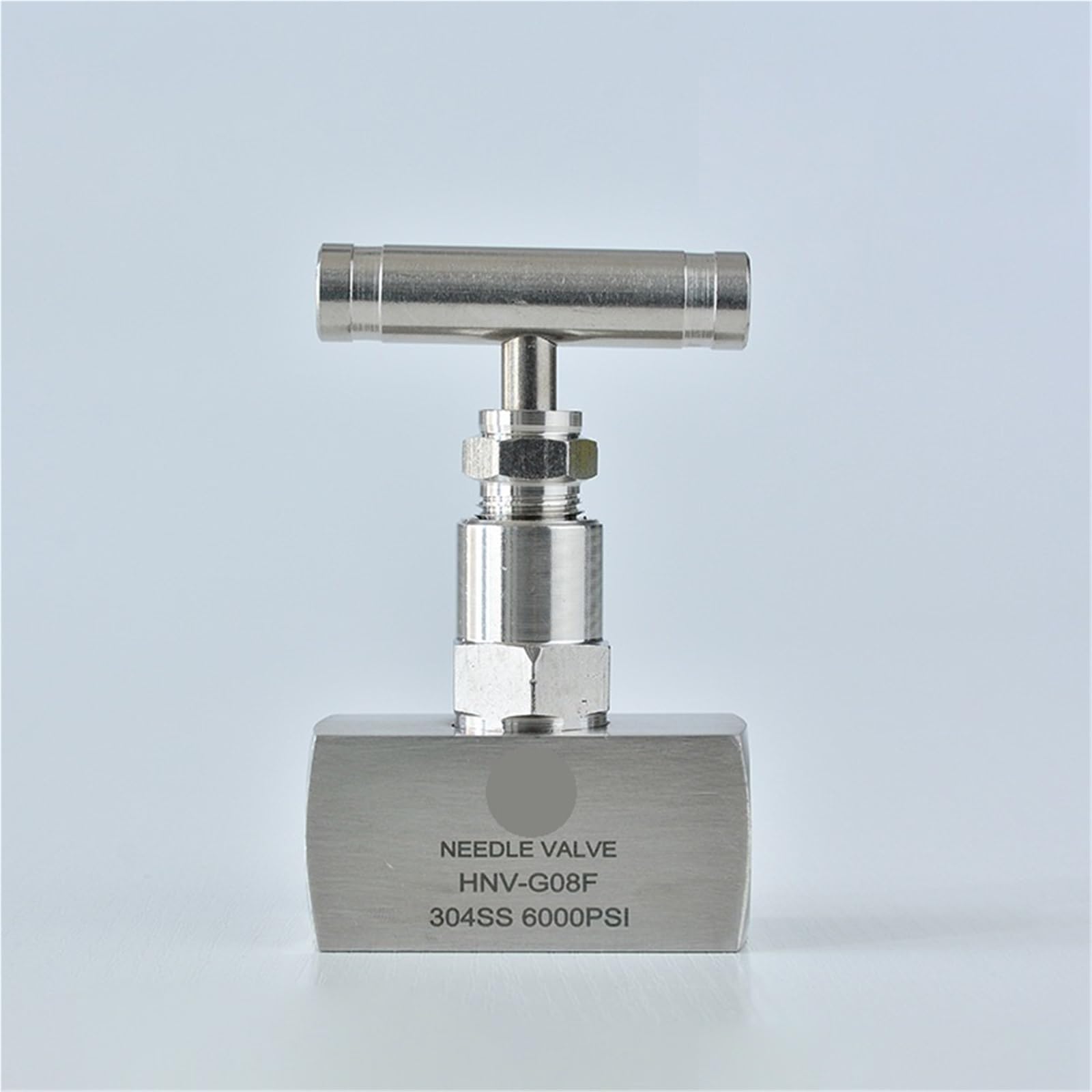 Válvula de aguja esférica de alta presión de 1/4", 3/8" y 1/2" J13-250P, rosca hembra BSPT de acero inoxidable.(3/8")