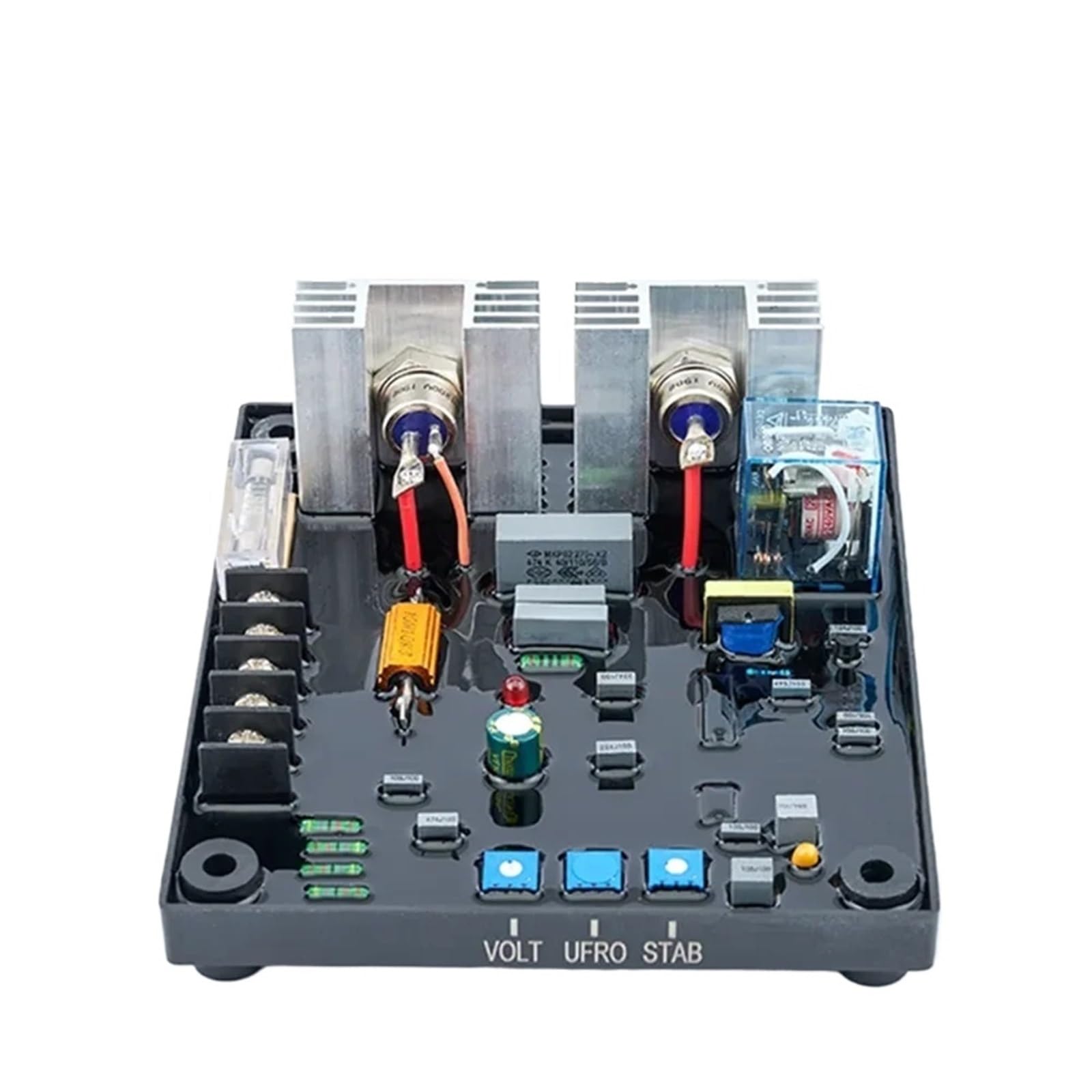 1 pz 35A AVR-35A Pow50A 30A AVR Generatore Regolatore di Tensione Automatico Stabilizzatore for Alternatore Brushless Ricambi 50/60HZ(30A)