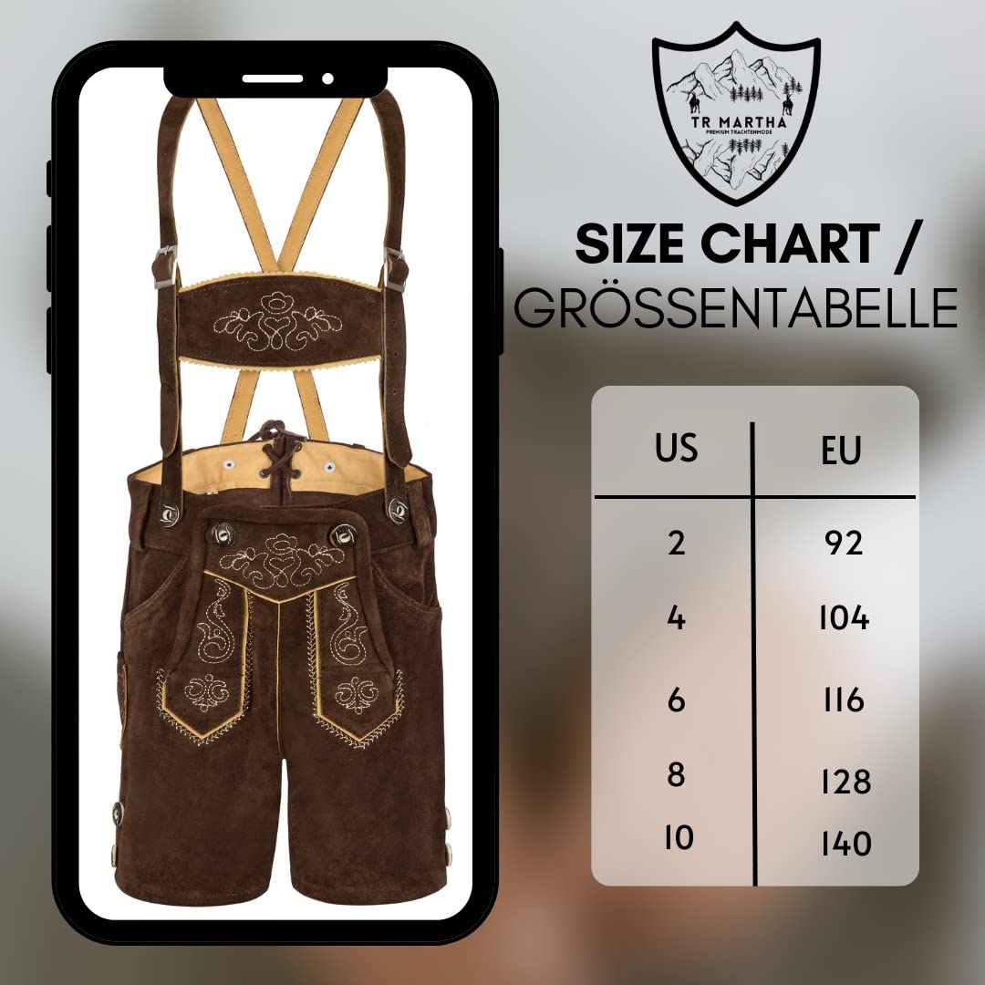 Pantaloni corti in pelle per bambini