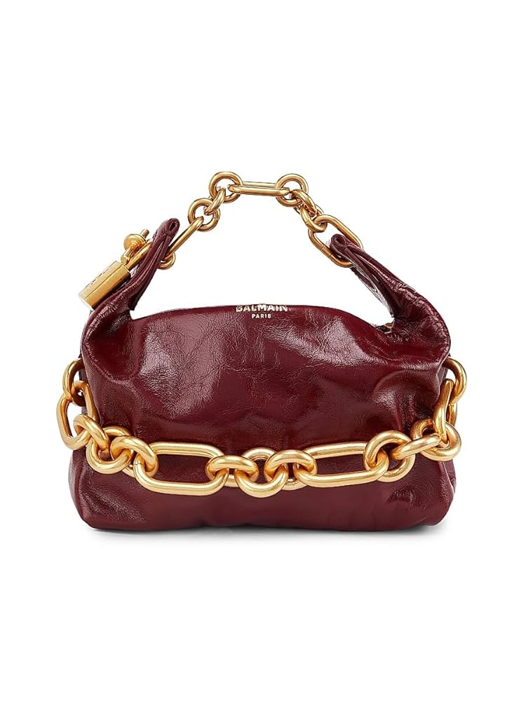 Amazon.com: Balmain, Mini Sync Leather Top Handle Bag Amazon.com: Balmain, Mini Sync Leather Top Handle Bag