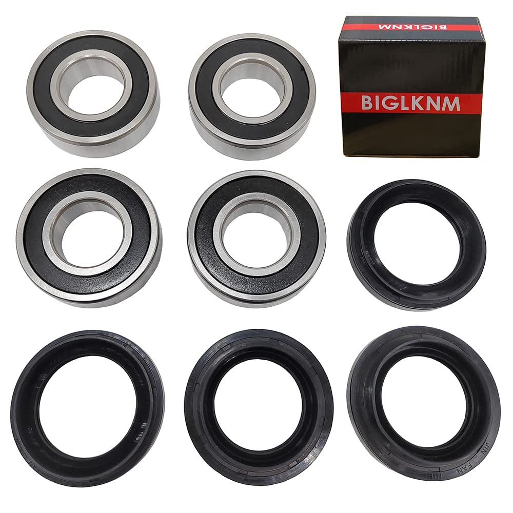 Rear Wheel Bearing and Seal Kit 2005-2013 for Yamaha Rhino 450 660 700 YXR45F YXR66F YXR700F YXZ1000R 2016