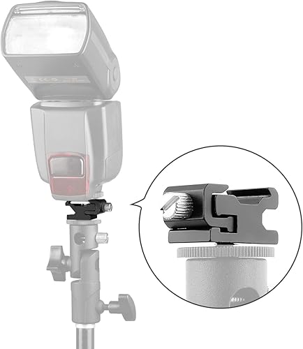 Miniatura 10 de Soporte de zapata para cámara réflex digital de 14 a 20 adaptador de tornillo de trípode para cámara réflex digital paquete de 2