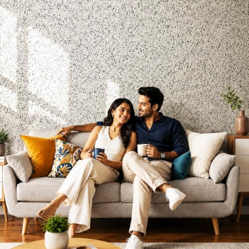 Image of Marble Texture Paint, 3D Designer Stone and Granite Luxury Finish, Washable Water Resistant Acrylic Emulsion, Interior Exterior Ready to use (Arctic Granite)