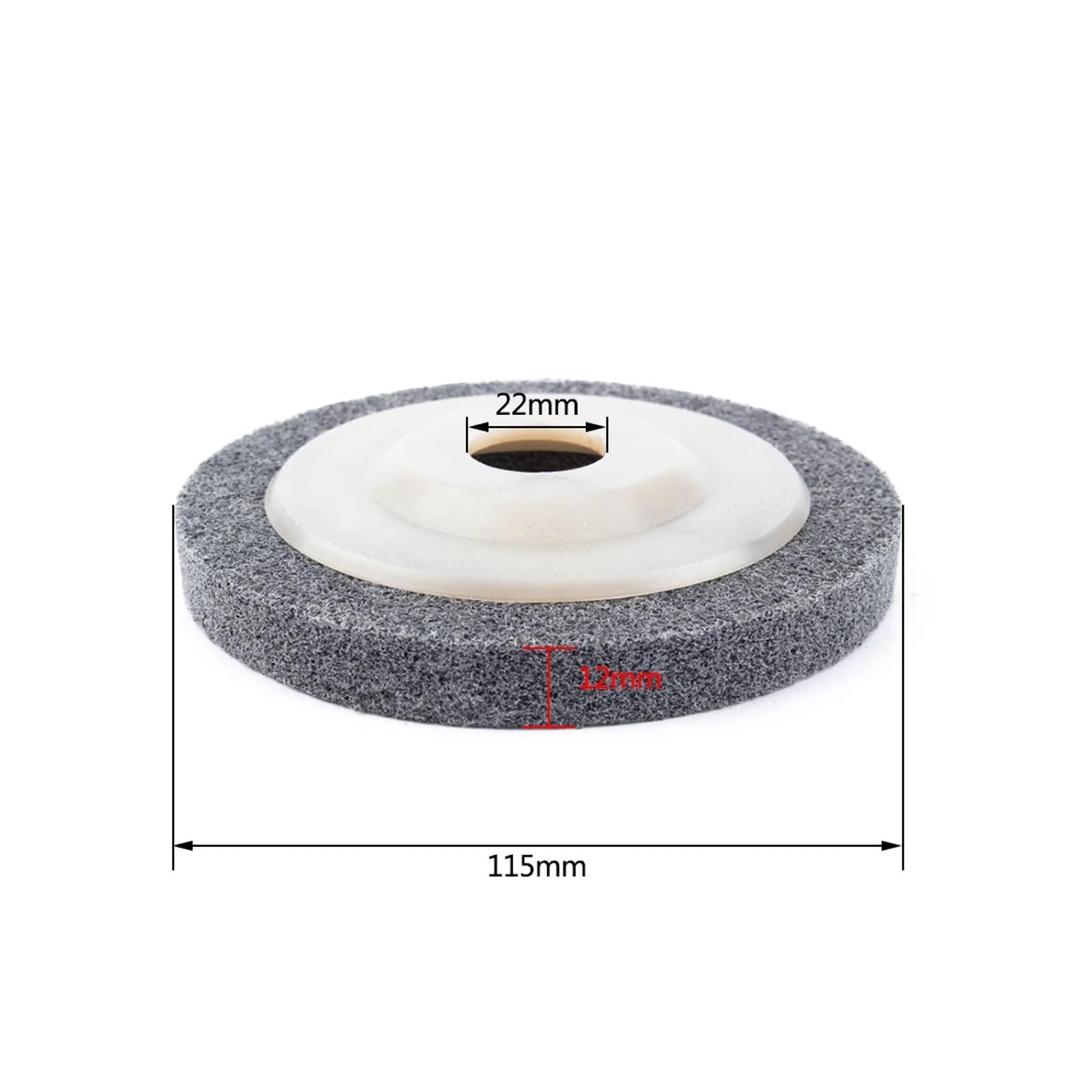 4,5 Pollici 115 mm 5 Pollici Nylon Fibra lucidatura Ruota Non Tessuto Disco abrasivo 125 mm Foro 7/8 "Molla di lucidatura for Metallo(5,5 inch)