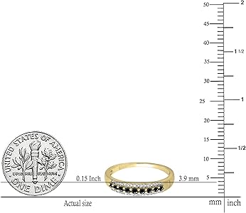 Dazzlingrock Collection Anillo Apilable De 14 Quilates