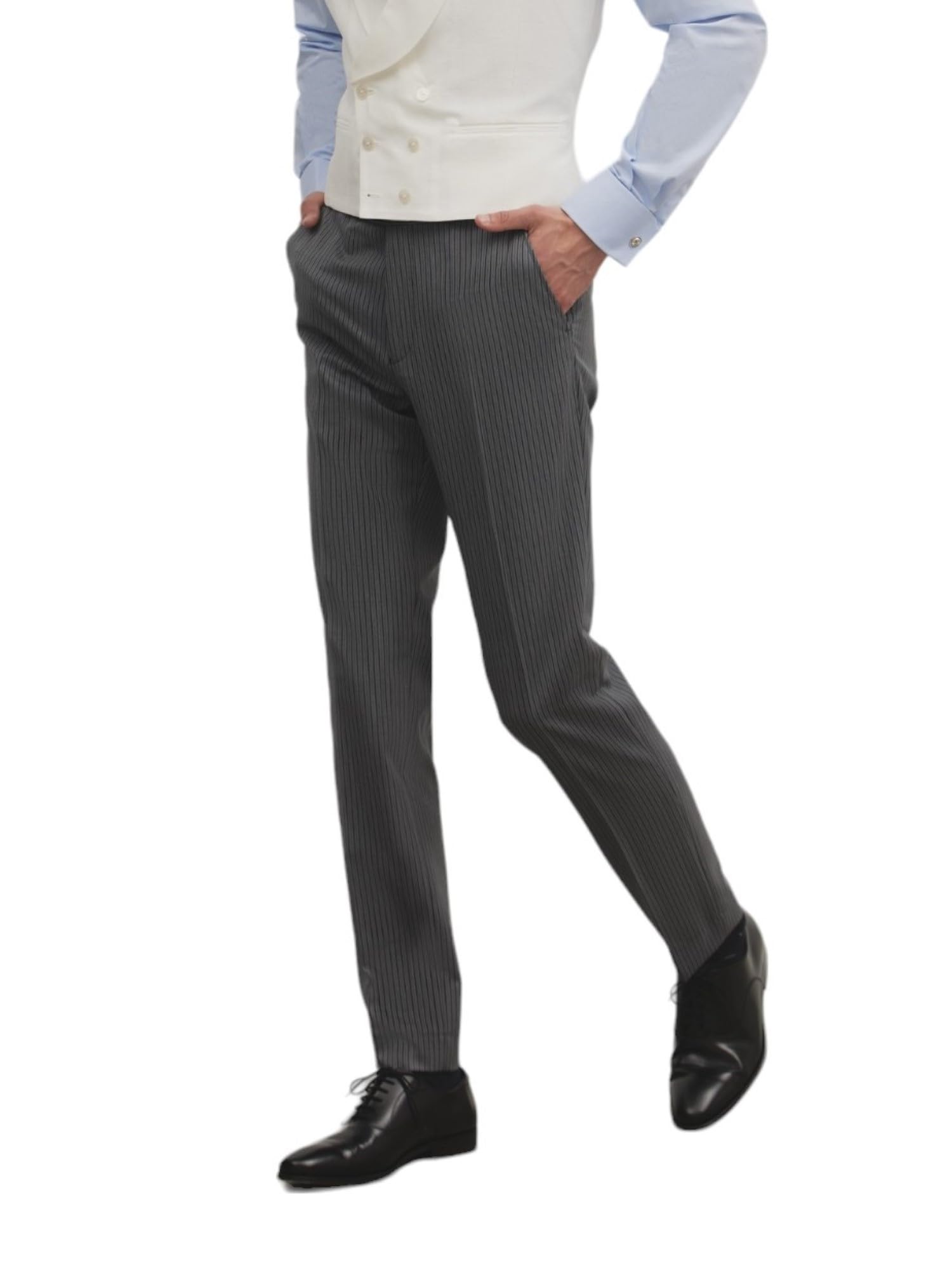 SILBON Pantalón Chaqué Clásico Stretch para Hombre